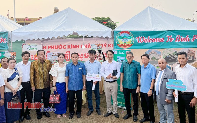 Bình Phước tham gia Hội chợ triển lãm thương mại tại Campuchia