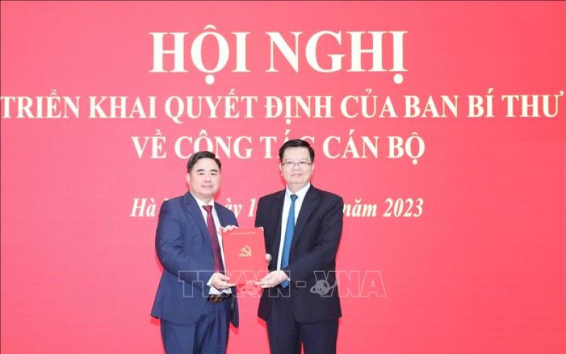 Bổ nhiệm ông Phạm Minh Tuấn giữ chức Phó TBT phụ trách Tạp chí Cộng sản