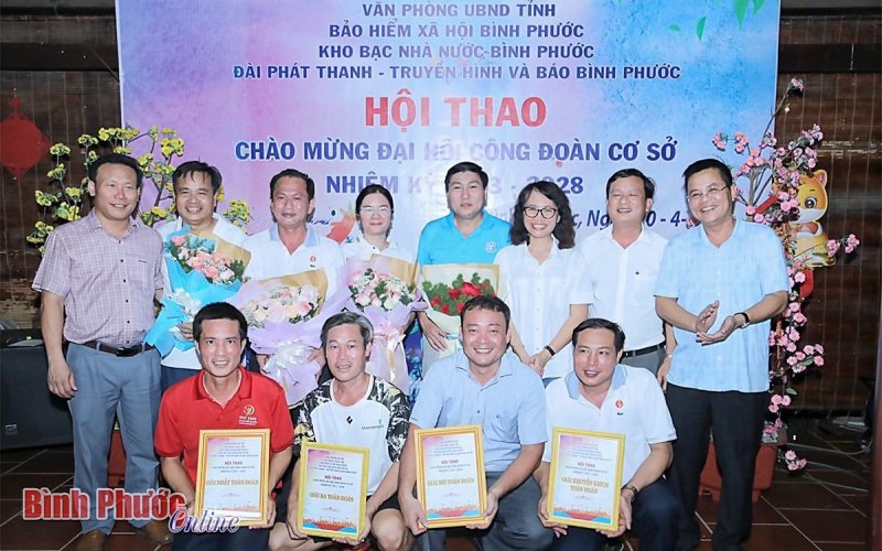BPTV nhất toàn đoàn hội thao chào mừng Đại hội Công đoàn cơ sở