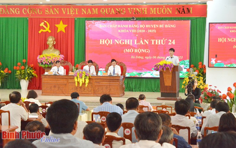 Bù Đăng cần đảm bảo nguồn thu ngân sách đúng tiến độ và hiệu quả