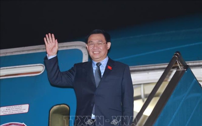Chủ tịch Quốc hội Vương Đình Huệ lên đường thăm chính thức Cuba, Argentina và Đông Uruguay
