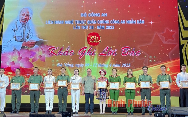 C&ocirc;ng an B&igrave;nh Phước đoạt giải B Li&ecirc;n hoan Nghệ thuật quần ch&uacute;ng khu vực II