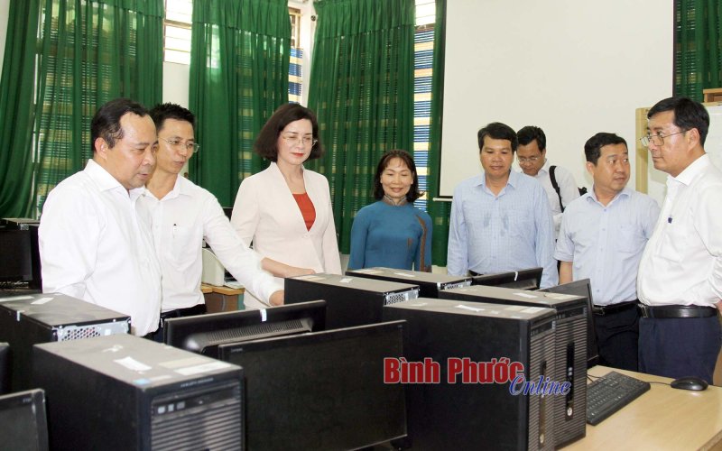 Đại học Quốc gia TP. Hồ Chí Minh khảo sát tại Trường cao đẳng Bình Phước
