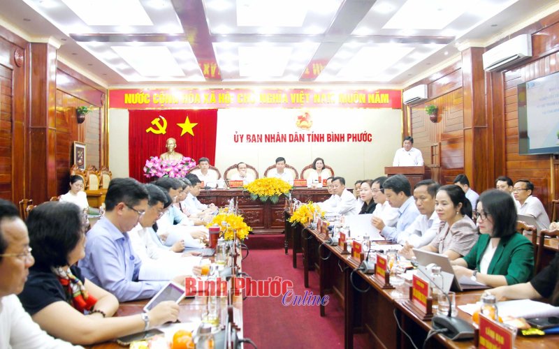 Đoàn công tác Đại học Quốc gia TP. Hồ Chí Minh làm việc tại Bình Phước