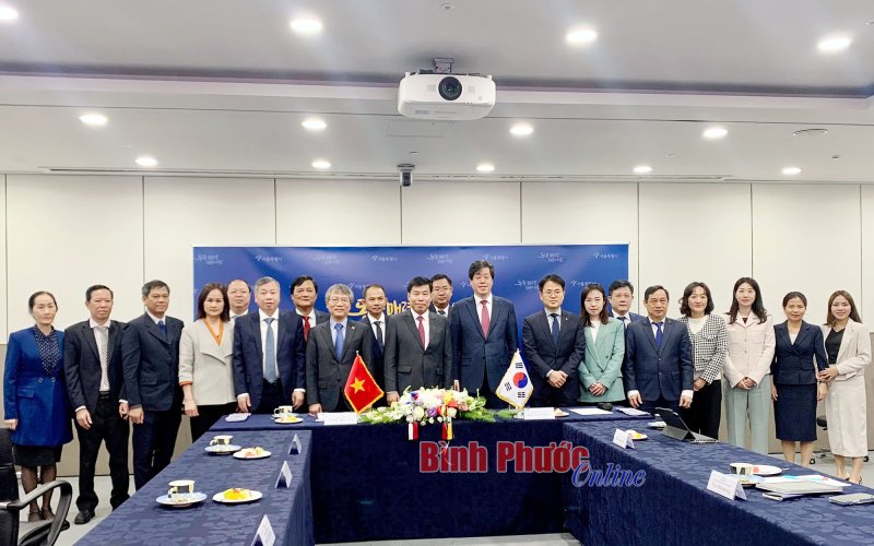 Đoàn công tác tỉnh Bình Phước thăm, làm việc tại thành phố Seoul, Hàn Quốc