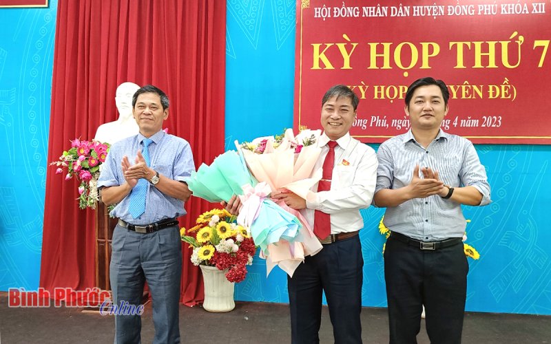 Đồng Phú: Ông Đinh Văn Kỹ được bầu giữ chức Chủ tịch HĐND huyện