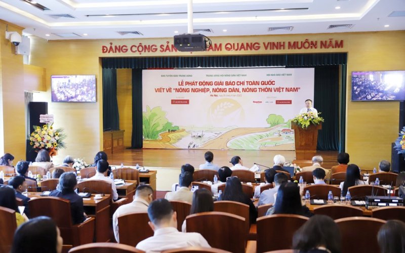 Lần đầu tiên phát động Giải báo chí toàn quốc về nông nghiệp, nông dân, nông thôn