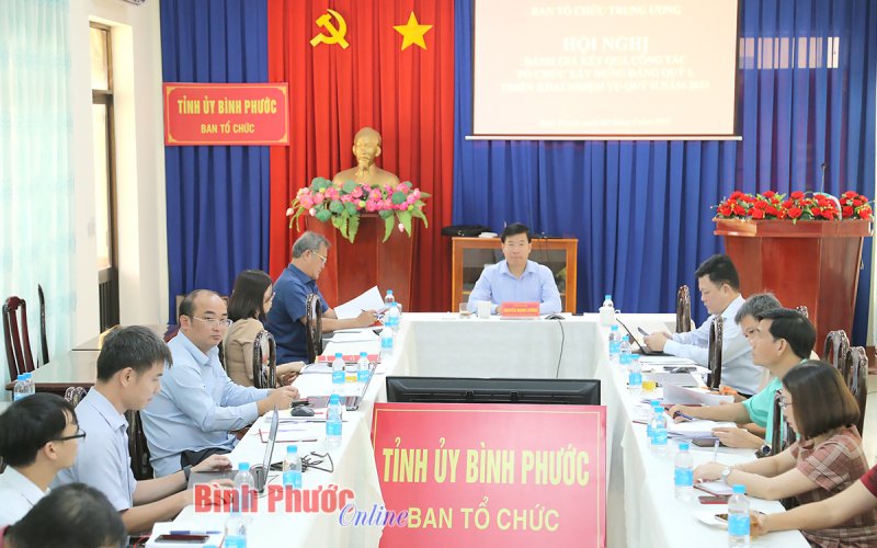 Ngành tổ chức xây dựng Đảng triển khai nhiệm vụ quý 2