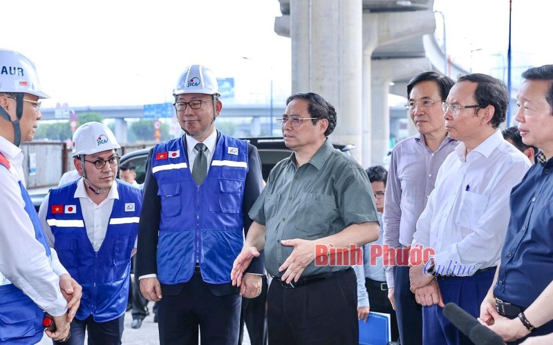 Thủ tướng Phạm Minh Chính dự buổi chạy thử nghiệm tàu metro Bến Thành - Suối Tiên