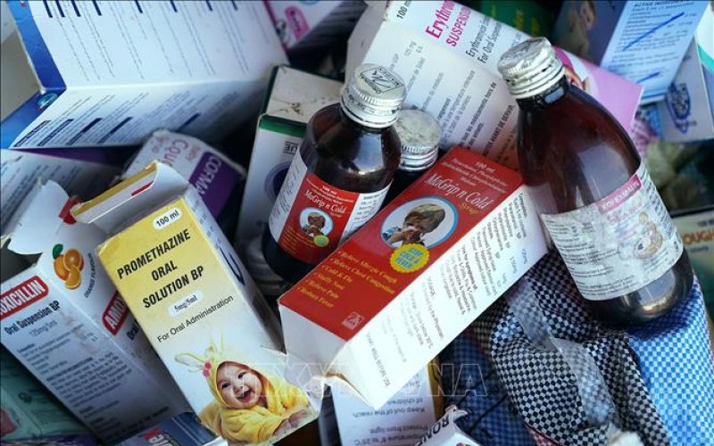 WHO tiếp tục cảnh báo về siro ho có chất độc hại do Ấn Độ sản xuất