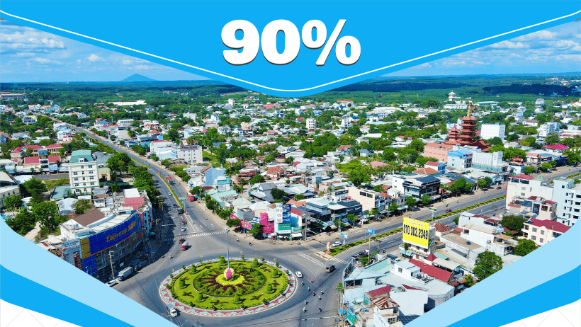 Bình Phước đặt mục tiêu đến năm 2030 sẽ có 90% phường, thị trấn trở lên đạt chuẩn đô thị văn minh