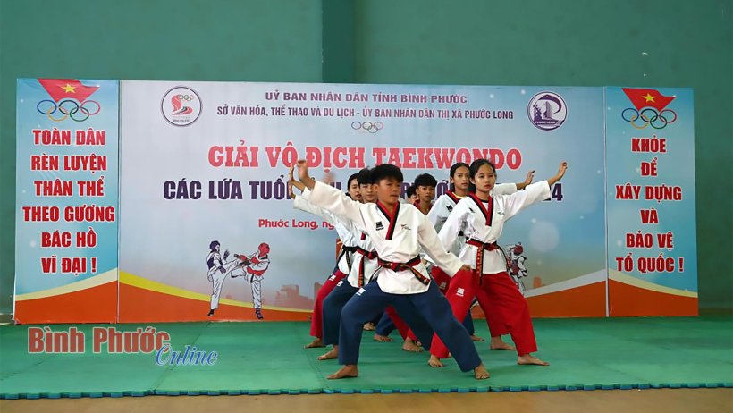 Hơn 400 VĐV tham gia Giải vô địch Taekwondo các lứa tuổi