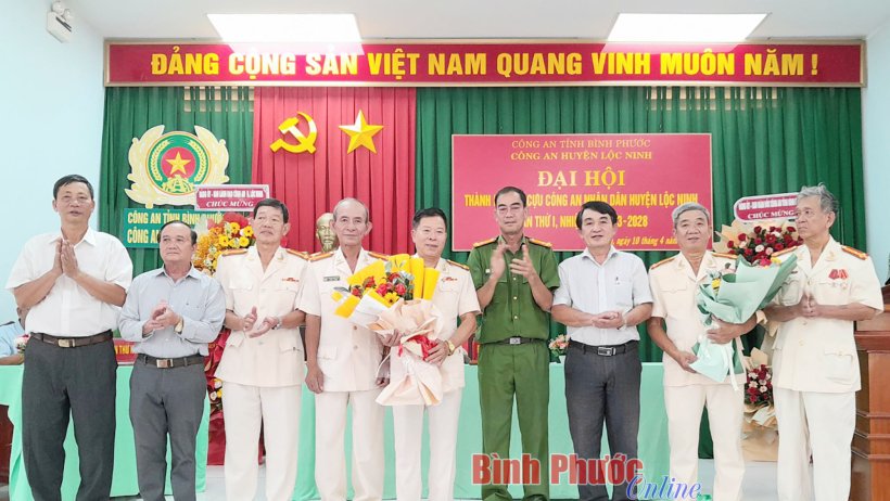 Lộc Ninh: Đại hội Hội Cựu công an nhân dân lần I