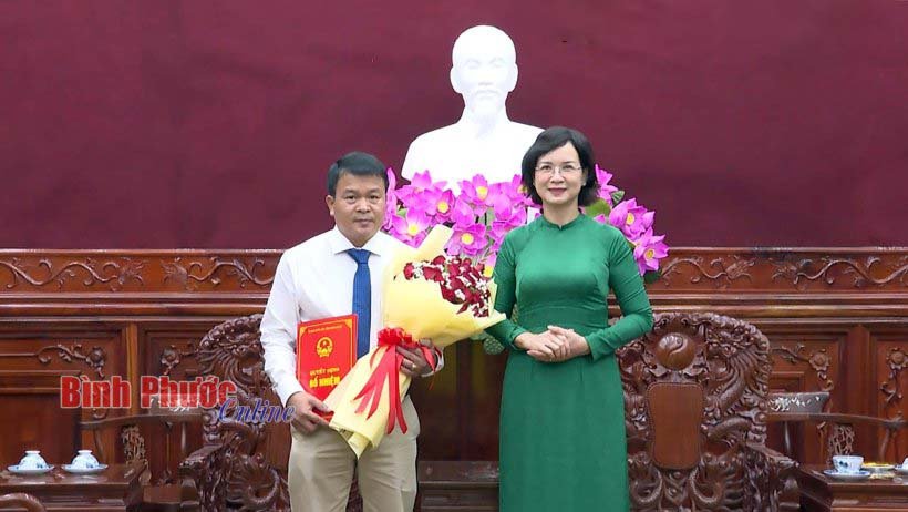Ông Phạm Hồng Thắng giữ chức Phó Giám đốc Sở Giáo dục và Đào tạo tỉnh Bình Phước