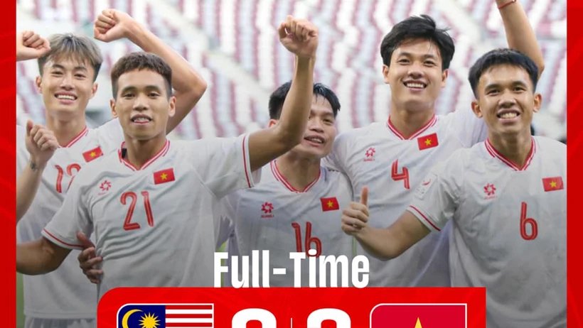 Thắng Malaysia 2-0, Việt Nam 'mở toang' cửa vào tứ kết U23 châu Á