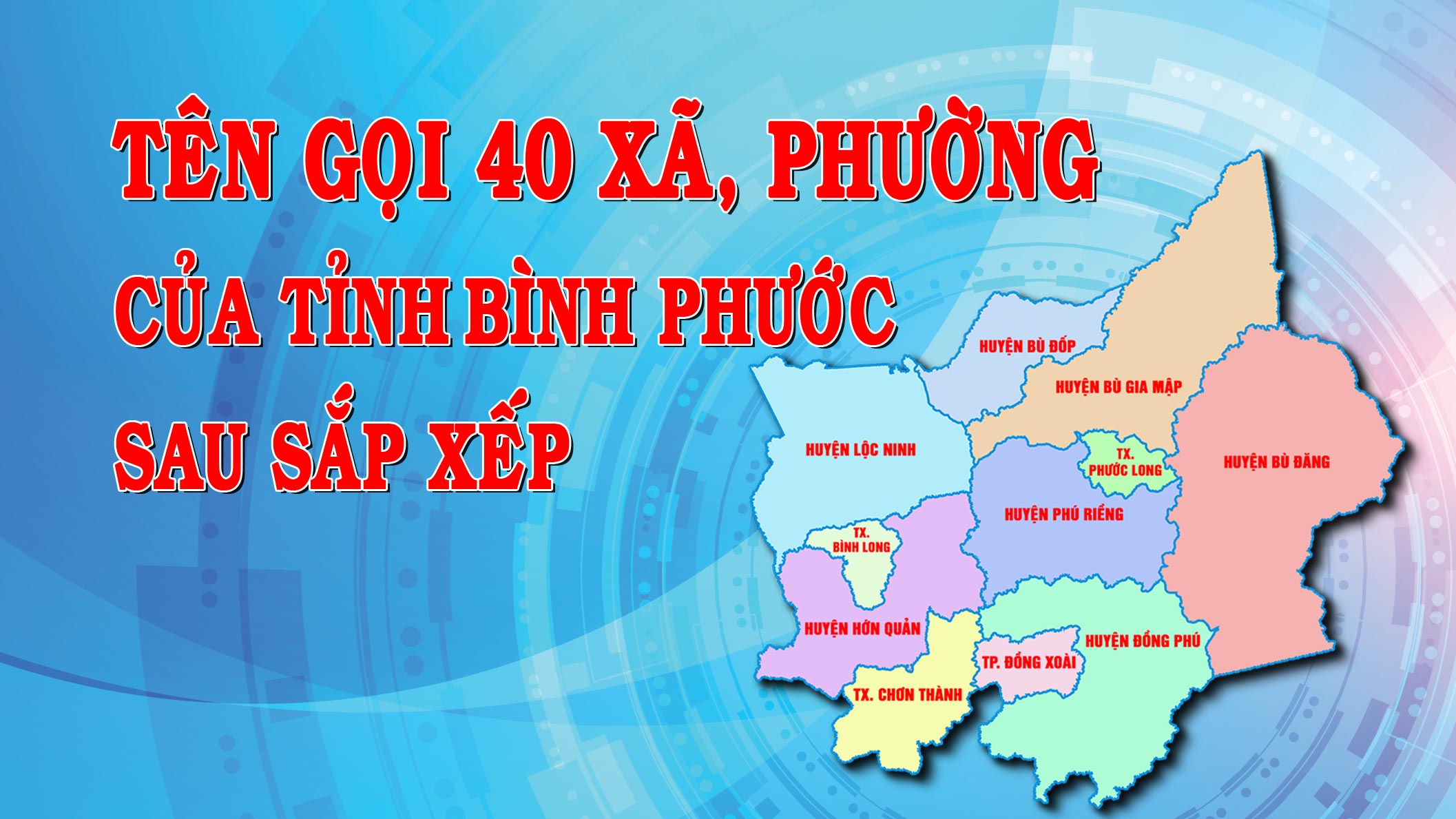 Bình Phước có 2 xã giữ nguyên, không sắp xếp
