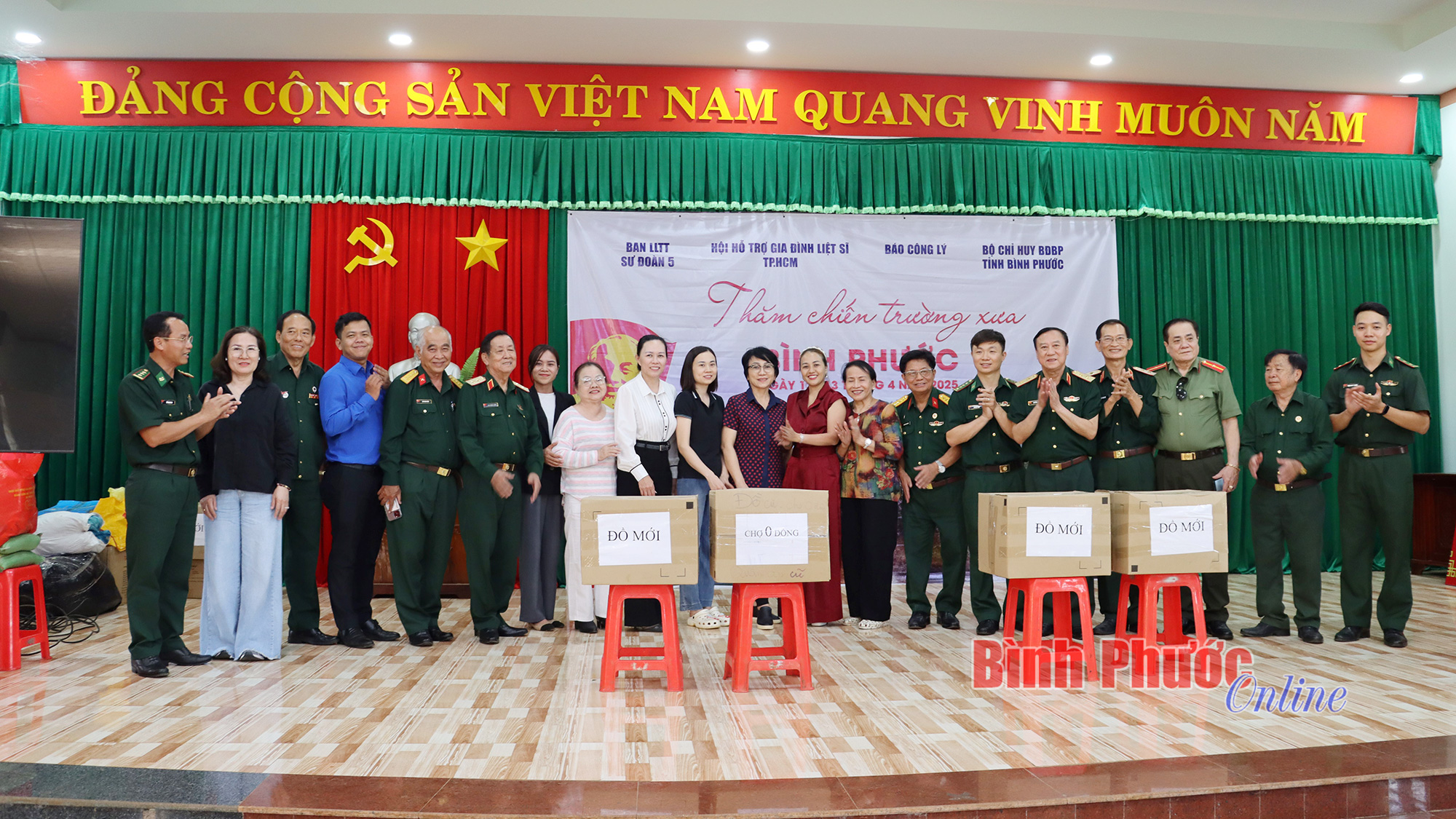 Các tướng lĩnh về nguồn, thăm lại chiến trường xưa tại Bù Gia Mập