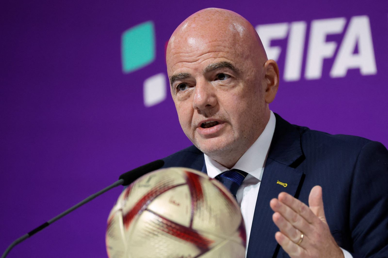 Chủ tịch FIFA tiết lộ thời điểm tái hội nhập của đội tuyển bóng đá Liên bang Nga