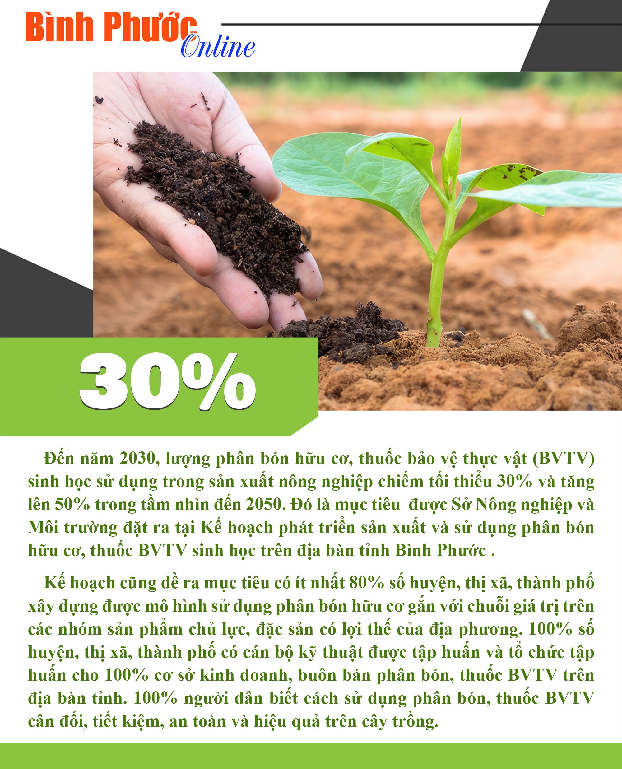 Đến năm 2030, 30% thuốc BVTV sử dụng là thuốc sinh học