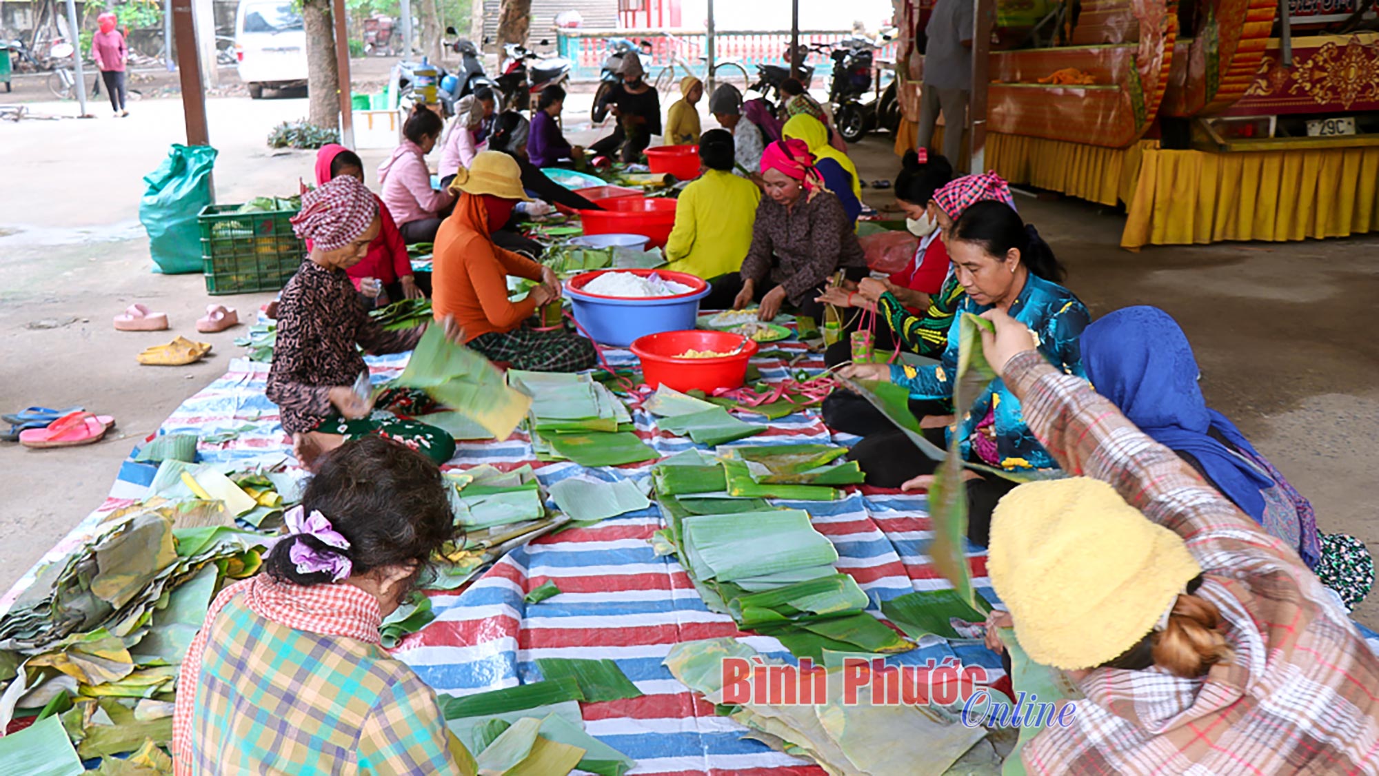 Hương vị bánh tét tết Chôl Chnăm Thmây