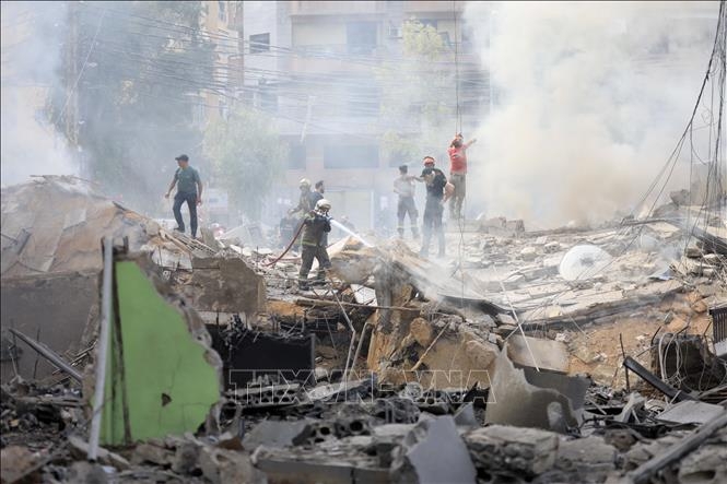 Israel không kích Hezbollah ở miền Nam Liban