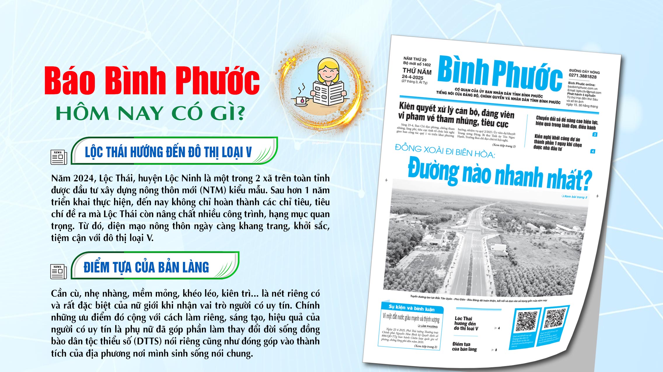 Kính mời độc giả đón đọc báo in Bình Phước hôm nay 24-4-2025 