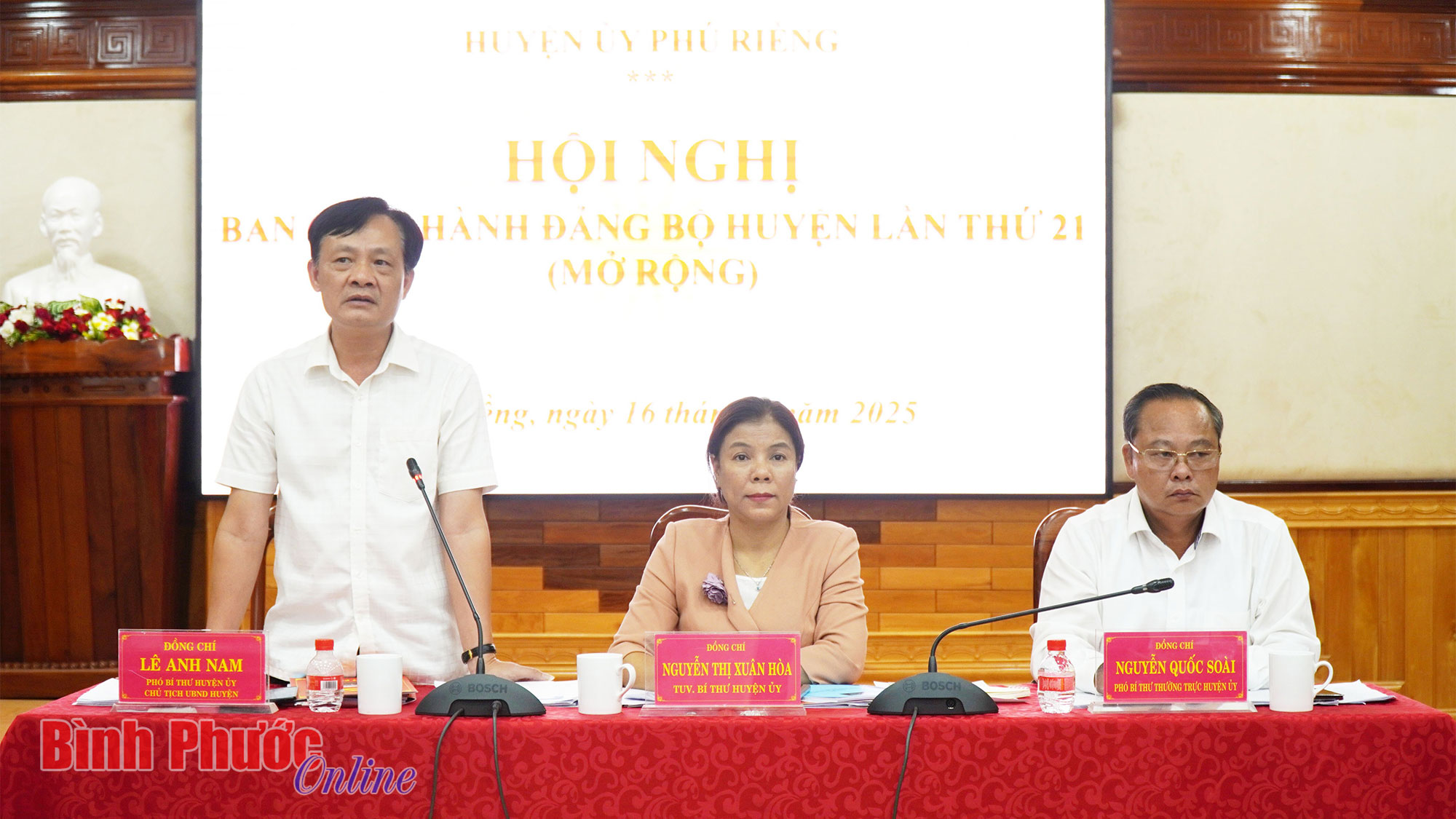Phú Riềng lấy ý kiến sắp xếp đơn vị hành chính cấp xã