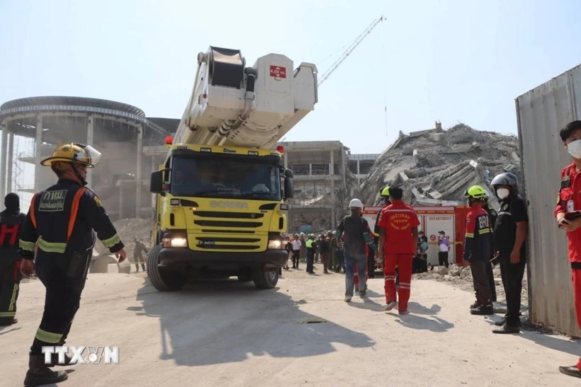 Thái Lan: Bắt giữ 4 nghi phạm liên quan vụ tòa nhà bị sập trong trận động đất cuối tháng 3