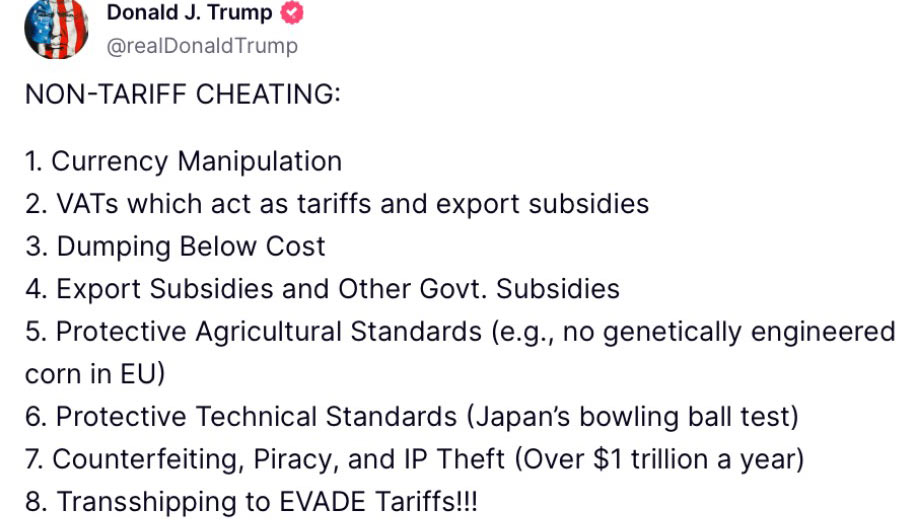 Tổng thống Mỹ Donald Trump công bố tám hành vi gian lận phi thuế quan