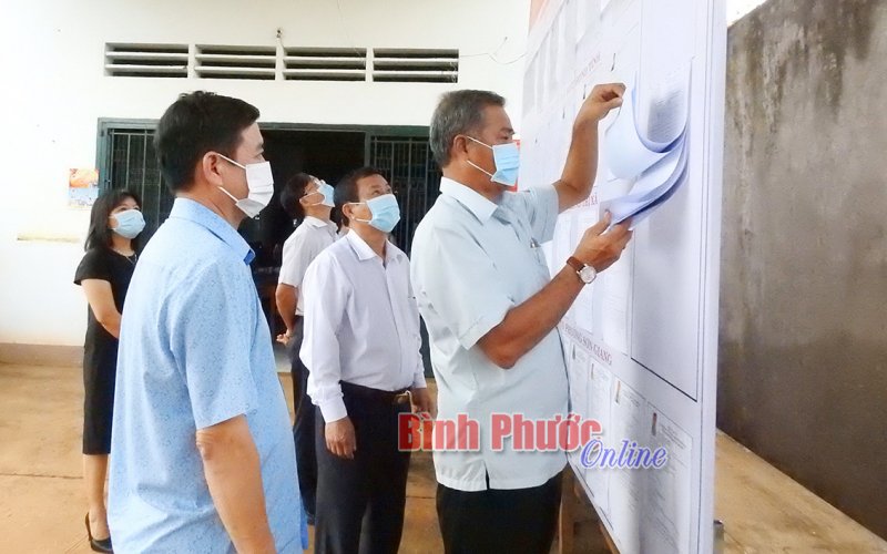Bình Phước triển khai kịch bản phòng, chống dịch Covid-19 trong ngày bầu cử