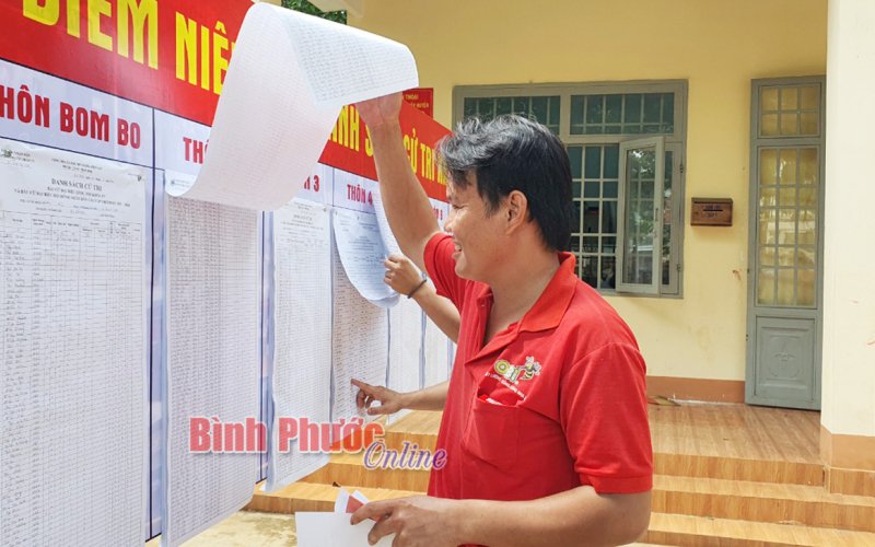 Bù Đăng chuẩn bị chu đáo cho ngày bầu cử