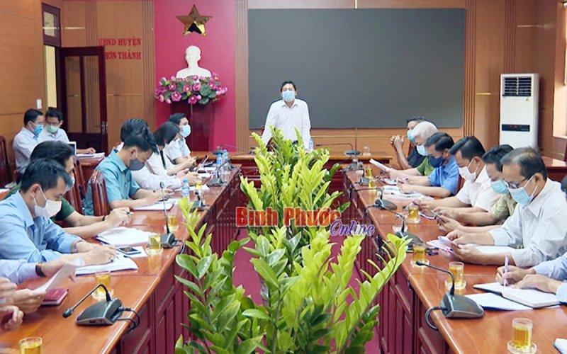 Chơn Thành sẽ xử lý nghiêm trường hợp không đeo khẩu trang nơi tập trung đông người