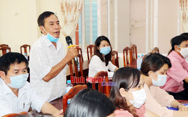 Cử tri phường Tân Phú gửi gắm niềm tin vào những người ứng cử