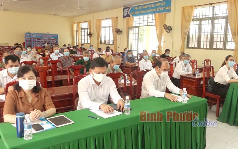 Cử tri xã Minh Thành đặt nhiều kỳ vọng vào người ứng cử đại biểu HĐND tỉnh