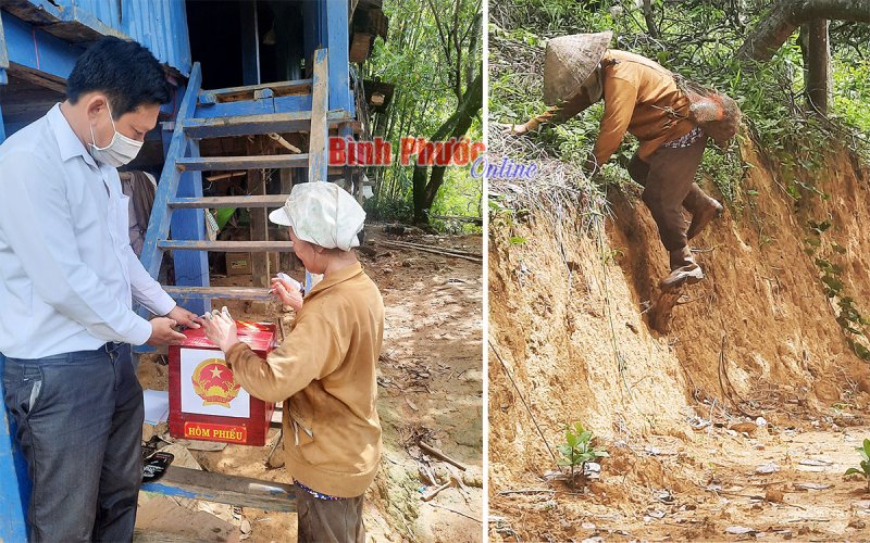 Đăng Hà đi tận ngõ, gõ từng nhà, ra tận rẫy vận động cử tri bỏ phiếu