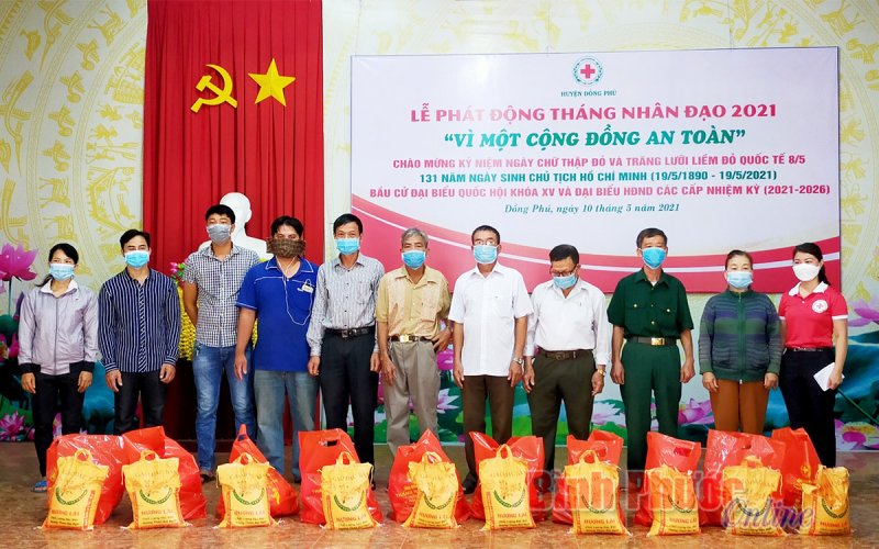 Đồng Phú phát động tháng nhân đạo