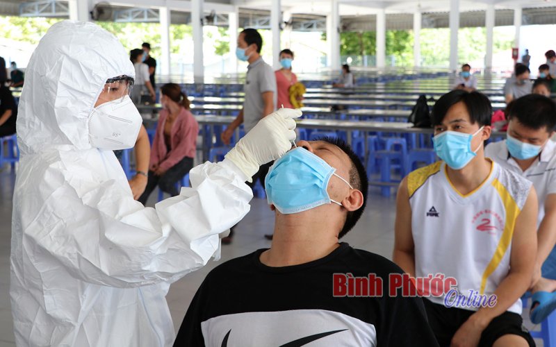 Đồng Xoài diễn tập phối hợp phòng chống dịch trong KCN