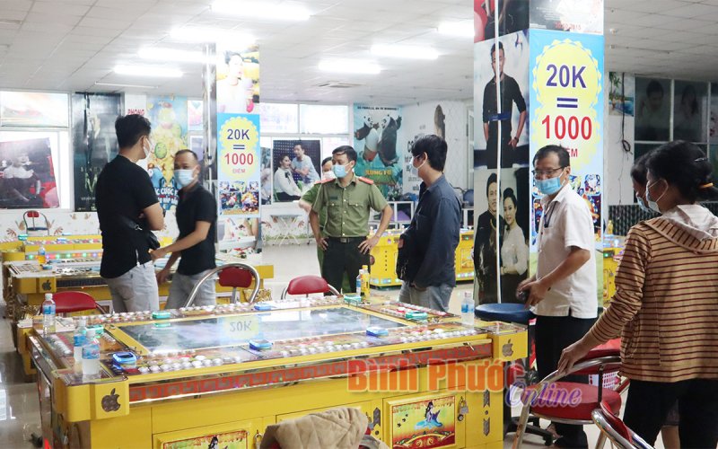 Đồng Xoài phát hiện thêm 2 cơ sở kinh doanh game bắn cá lén lút hoạt động