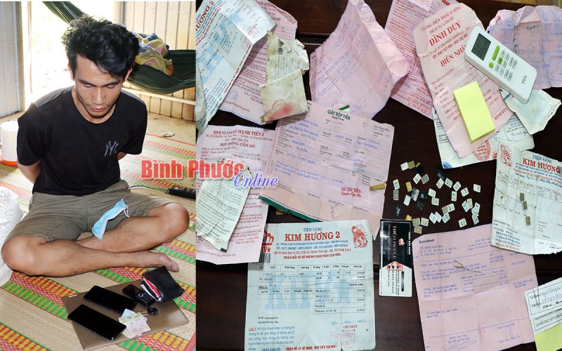 Tên trộm có hàng chục chiếc sim điện thoại