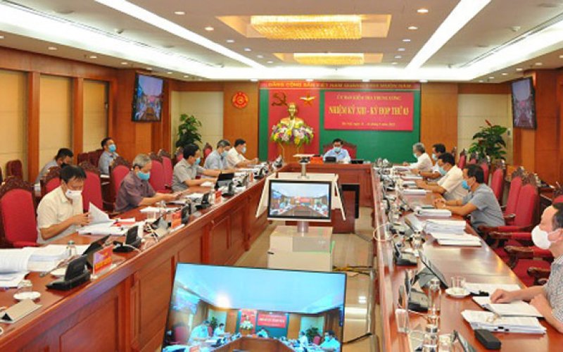 Th&ocirc;ng c&aacute;o b&aacute;o ch&iacute; kỳ họp thứ ba của Ủy ban Kiểm tra Trung ương kh&oacute;a XIII