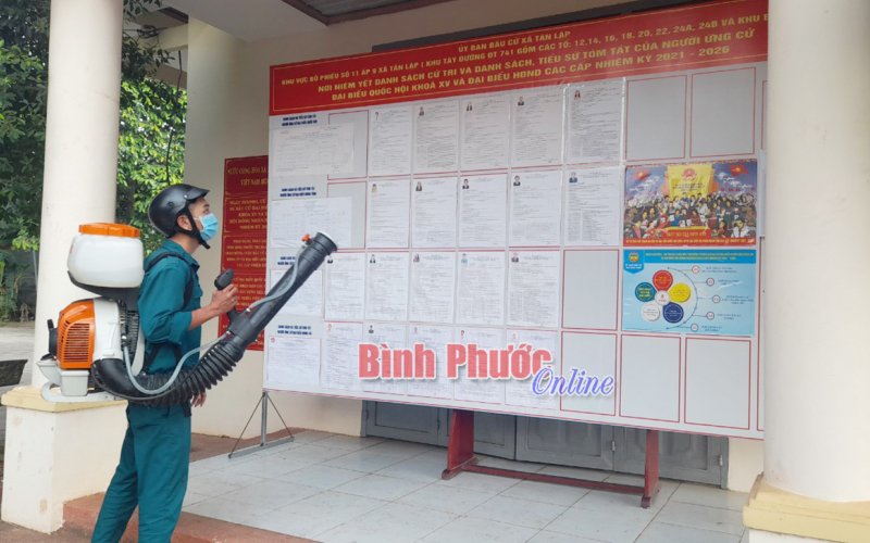 Toàn tỉnh có 431 cử tri thuộc diện cách ly y tế