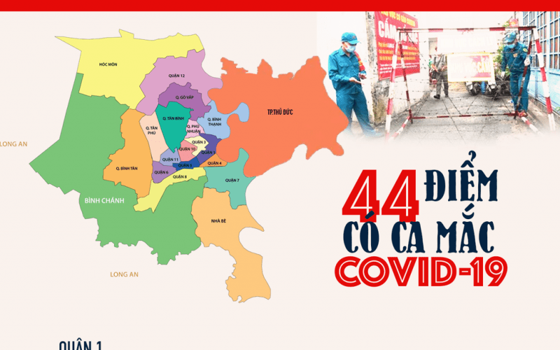 TP. Hồ Chí Minh: 44 điểm mà người dân đang ở hoặc từng đến cần phải cách ly tại nhà 
