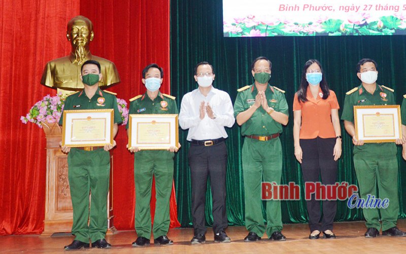 Trung tá Huỳnh Tấn Lực đoạt giải nhất hội thi báo cáo viên giỏi năm 2021