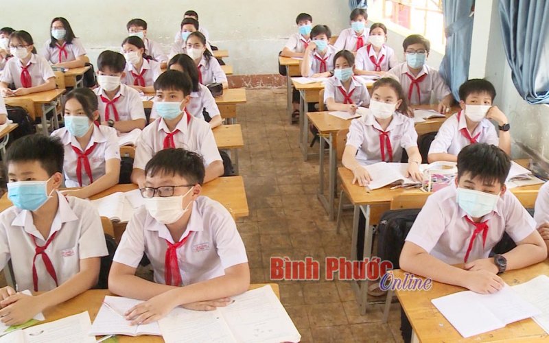Ứng phó dịch Covid-19, Đồng Xoài cho thi kết thúc học kỳ 2 sớm