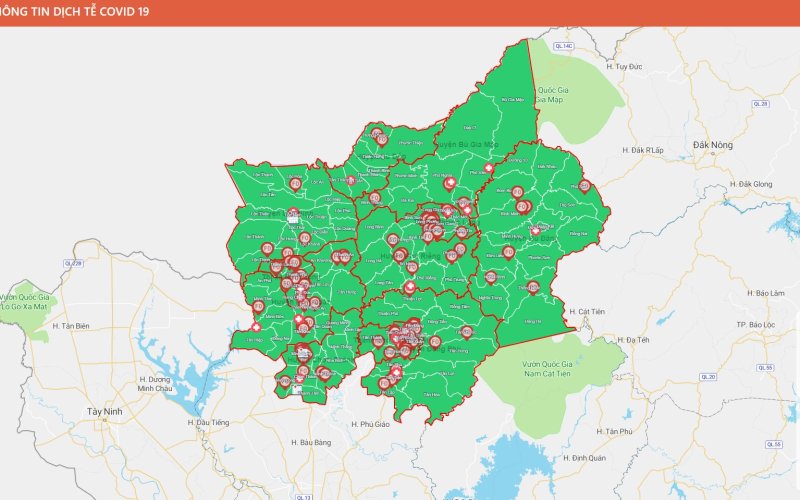 Bình Phước: 100% xã, phường, thị trấn đã chuyển thành vùng xanh