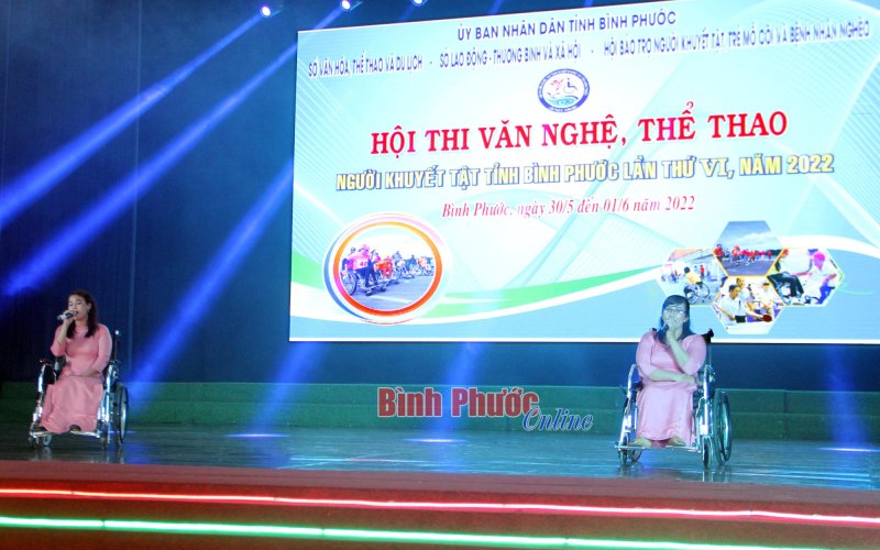 B&igrave;nh Phước: Khai mạc hội thi văn nghệ, thể thao người khuyết tật lần thứ VI