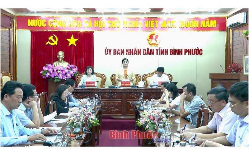 Bình Phước xem xét chương trình mục tiêu quốc gia giảm nghèo giai đoạn 2022-2025