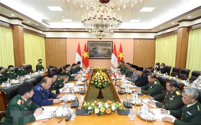 Bộ trưởng Bộ Quốc phòng Indonesia thăm chính thức Việt Nam