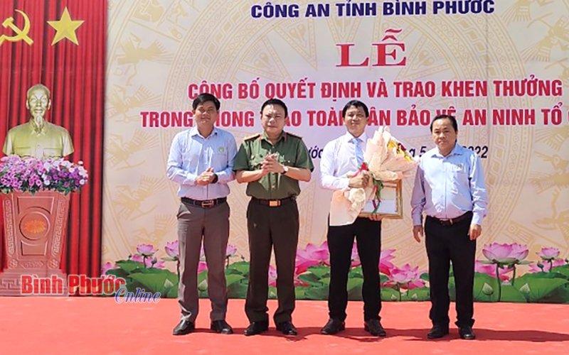Cao su Bình Phước: Điển hình trong phong trào Toàn dân bảo vệ an ninh Tổ quốc