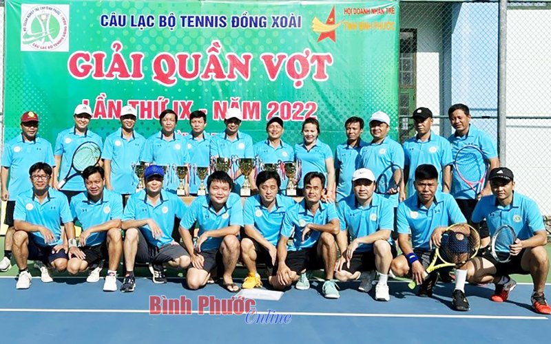 CLB Tennis Đồng Xoài tổ chức giải quần vợt lần thứ IX